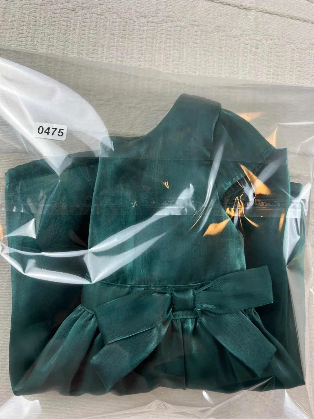 Carter's Teal Satin Bow-Detail Party Dress, 3 months
